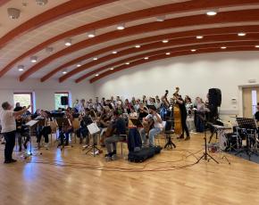 Zkoušky OSSO na Slavnostní koncerty