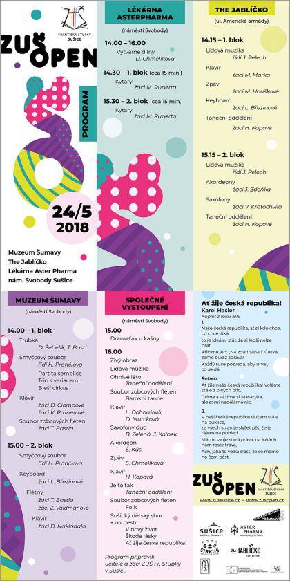 ZUŠ OPEN 2019 PROGRAM